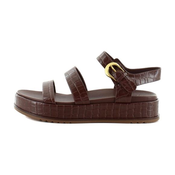 27 EDIT Naturalizer Zizi Cappuccino Faux Croco Leather - Picture 2 of 8